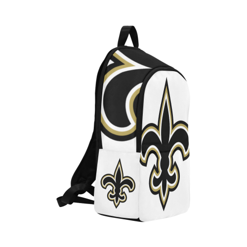 Saints White Book Bag Fabric Backpack for Adult (Model 1659)