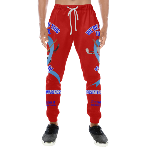 Prostate-Cancer-Awareness Men's All Over Print Sweatpants (Model L11)