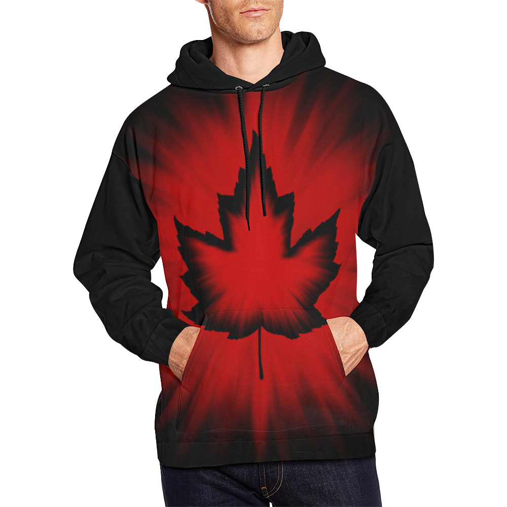 New Cool Canada Hoodies All Over Print Hoodie for Men/Large Size (USA Size) (Model H13)