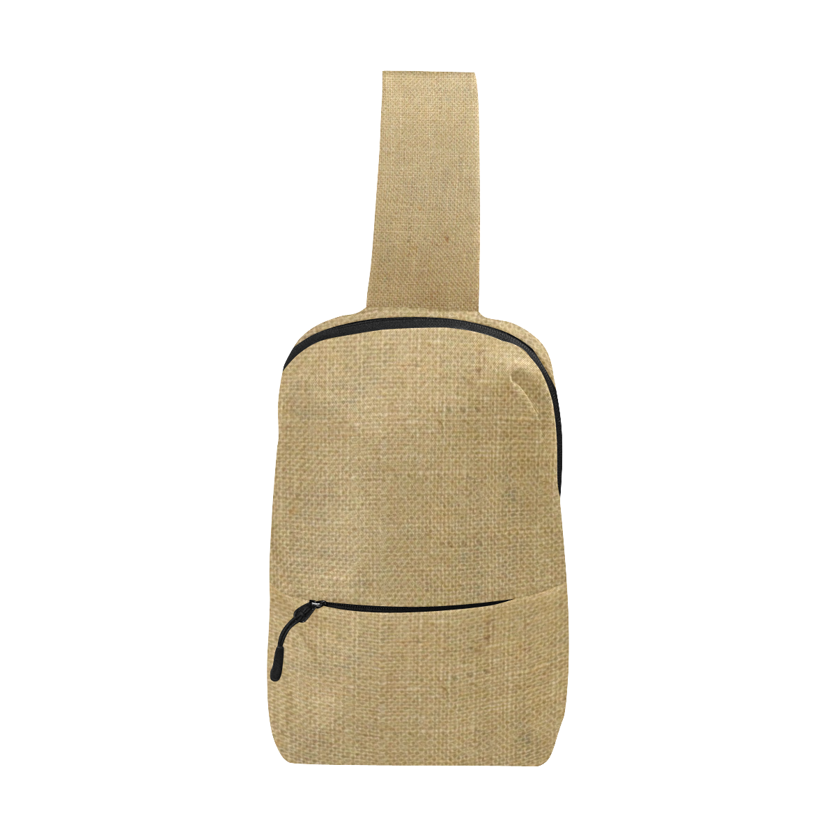 Burlap Hemp Sack Coffee Bag Chest Bag (Model 1678)