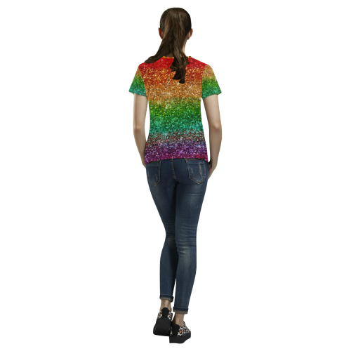 Fabulous Pride Collection Women's T-Shirt 53086FPWT All Over Print T-Shirt for Women (USA Size) (Model T40)