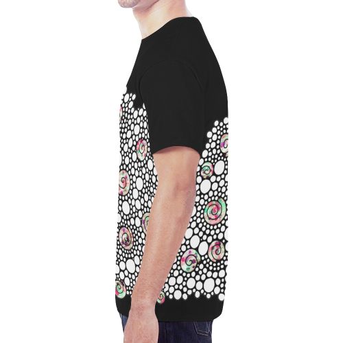 Sketching Art - Spiral Power 2 New All Over Print T-shirt for Men (Model T45)