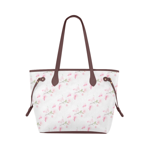 PATTERN ORCHIDÉES Clover Canvas Tote Bag (Model 1661)