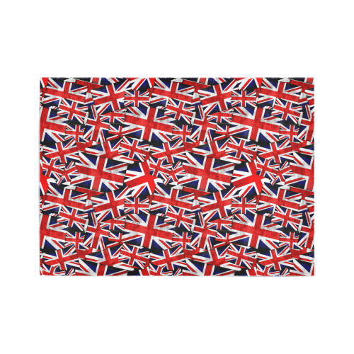 Union Jack British UK Flag Area Rug7'x5'