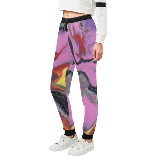 Pretty In Pink Unisex All Over Print Sweatpants (Model L11)