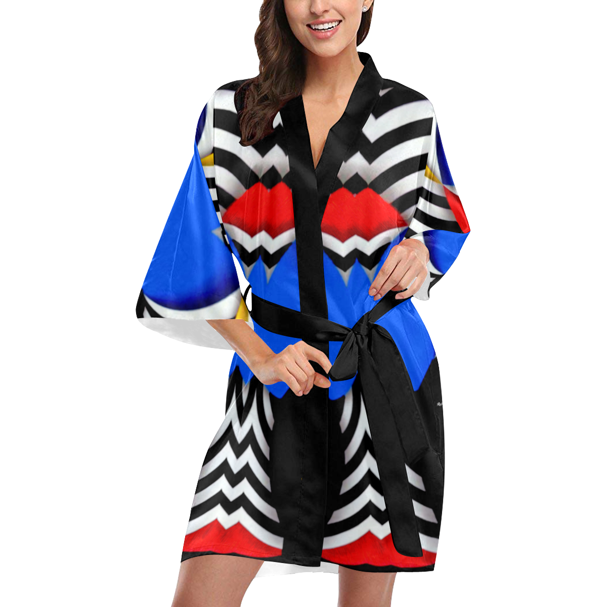 Tribute to Colombia Kimono Robe