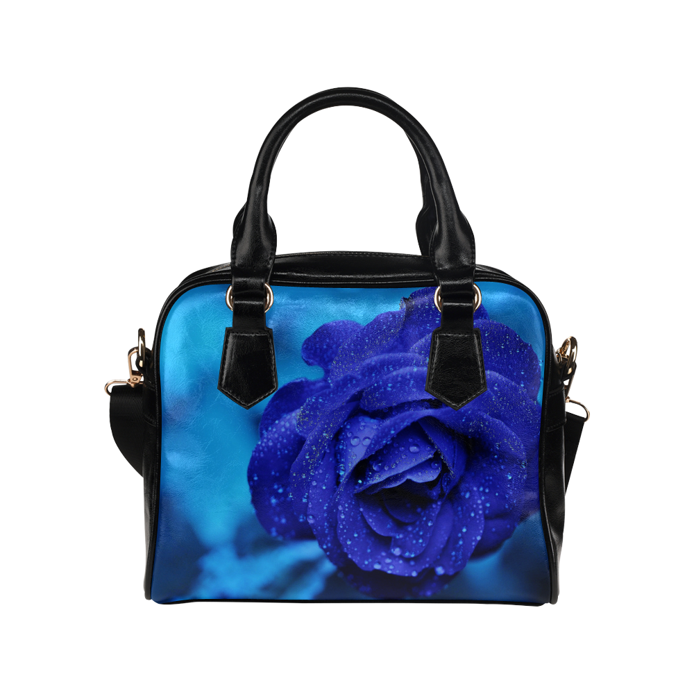 Blue rose Shoulder Handbag (Model 1634)