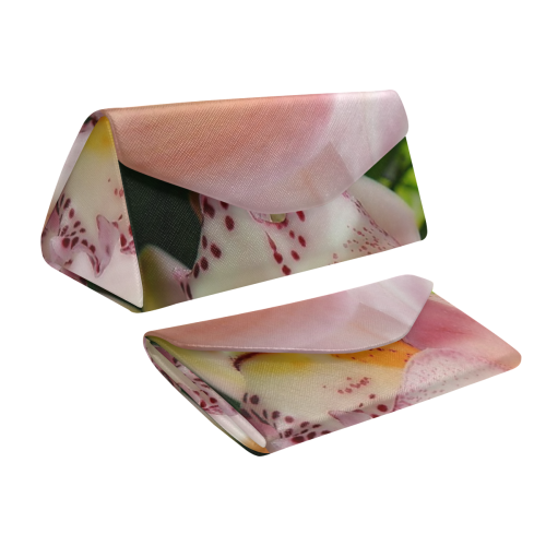 pink orchid Custom Foldable Glasses Case