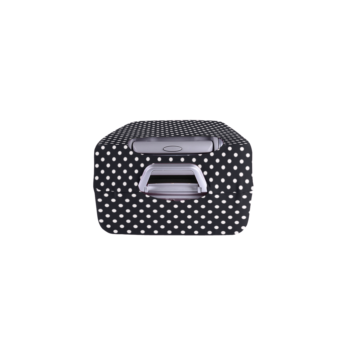 Black polka dots Luggage Cover/Small 18"-21"