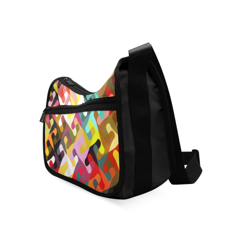 Colorful shapes Crossbody Bags (Model 1616)