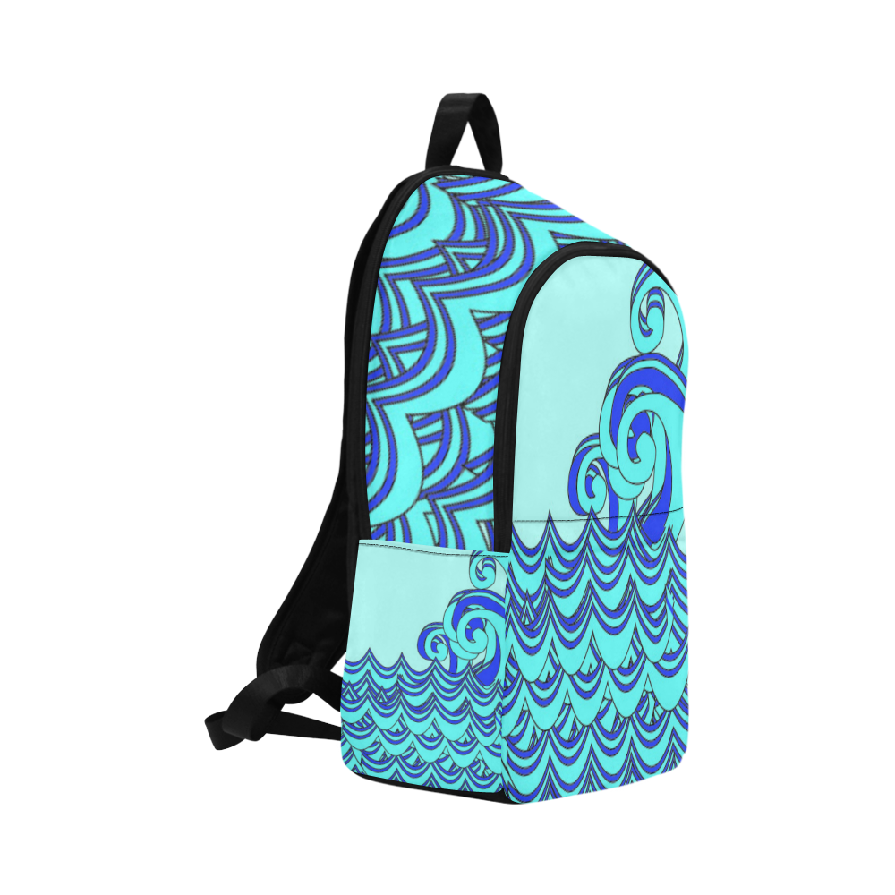 wavesbackpack Fabric Backpack for Adult (Model 1659)
