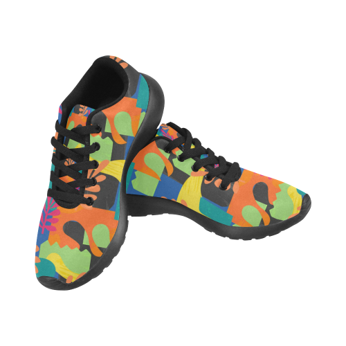 Abstract Nature Pattern Men’s Running Shoes (Model 020)