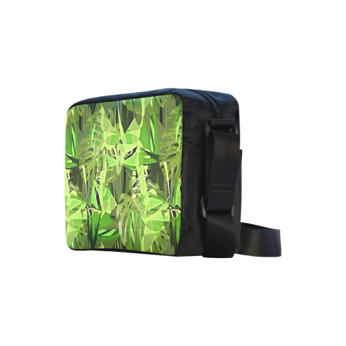 Tropical Jungle Leaves Camouflage Classic Cross-body Nylon Bags (Model 1632)
