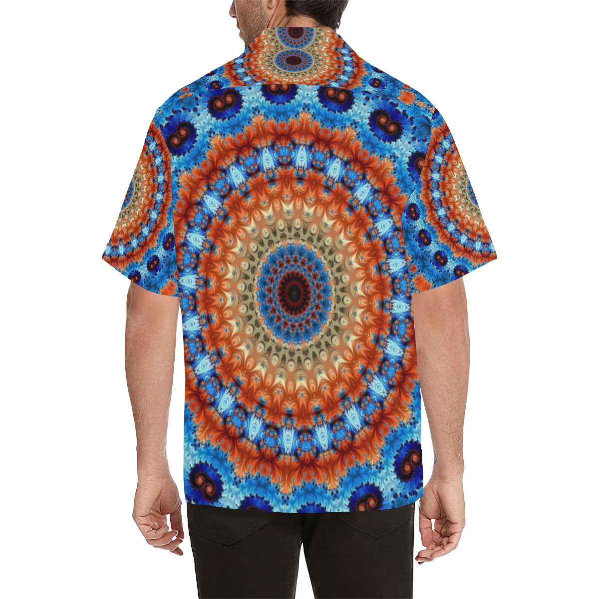 Kaleidoscope Hawaiian Shirt (Model T58)