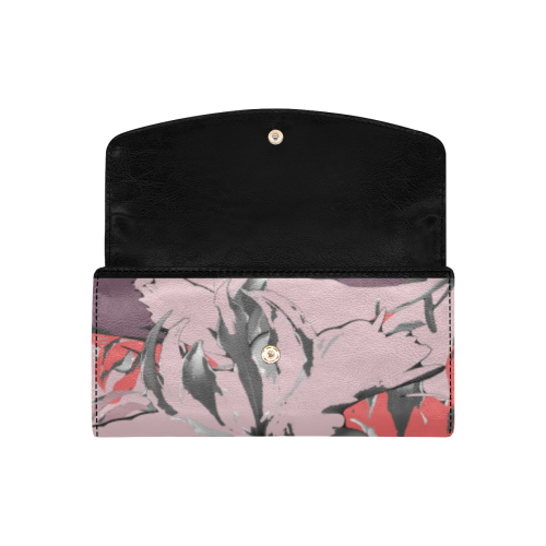 Lilac Dream Women's Flap Wallet (Model 1707)