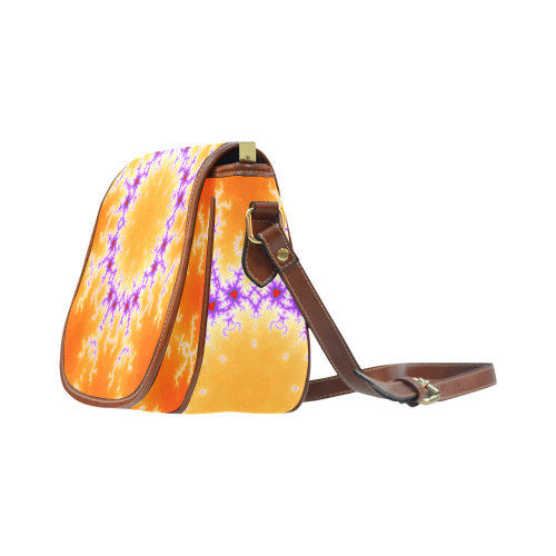 Summer Mandala Saddle Bag/Small (Model 1649) Full Customization