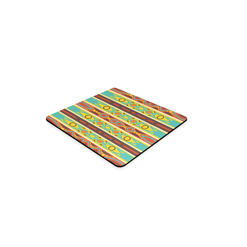 Ovals rhombus and squares Square Coaster