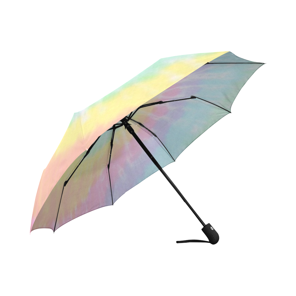 Pastel - Tie Dye Auto-Foldable Umbrella (Model U04)