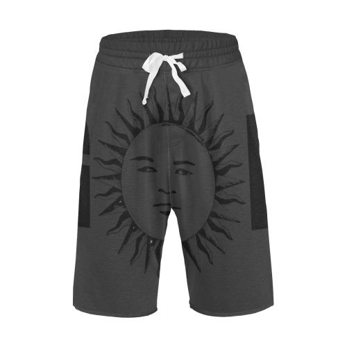 GOD Casual Shorts Black Men's All Over Print Casual Shorts (Model L23)