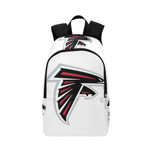 Atlanta Falcons White Fabric Backpack for Adult (Model 1659)