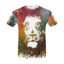 lion jbjart #lion All Over Print T-Shirt for Men (USA Size) (Model T40)