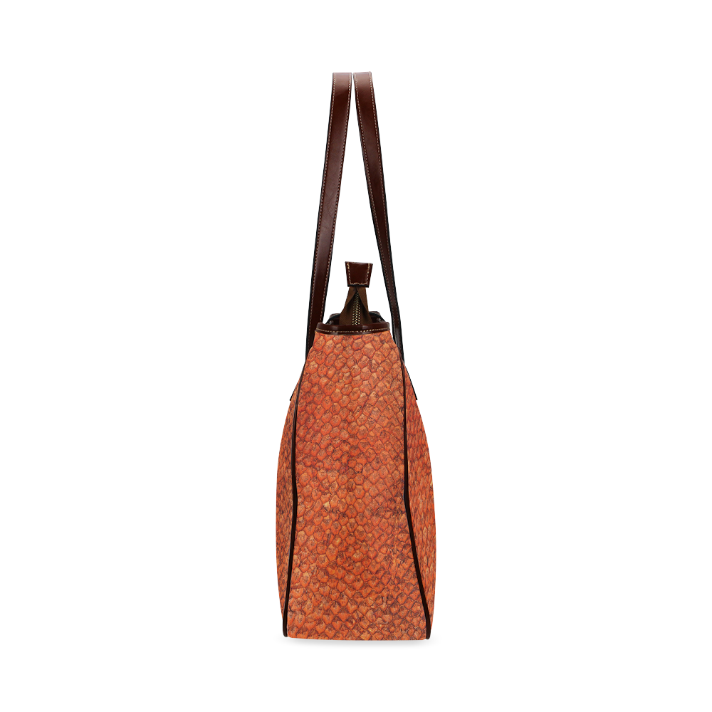 SNAKE LEATHER 4 Classic Tote Bag (Model 1644)