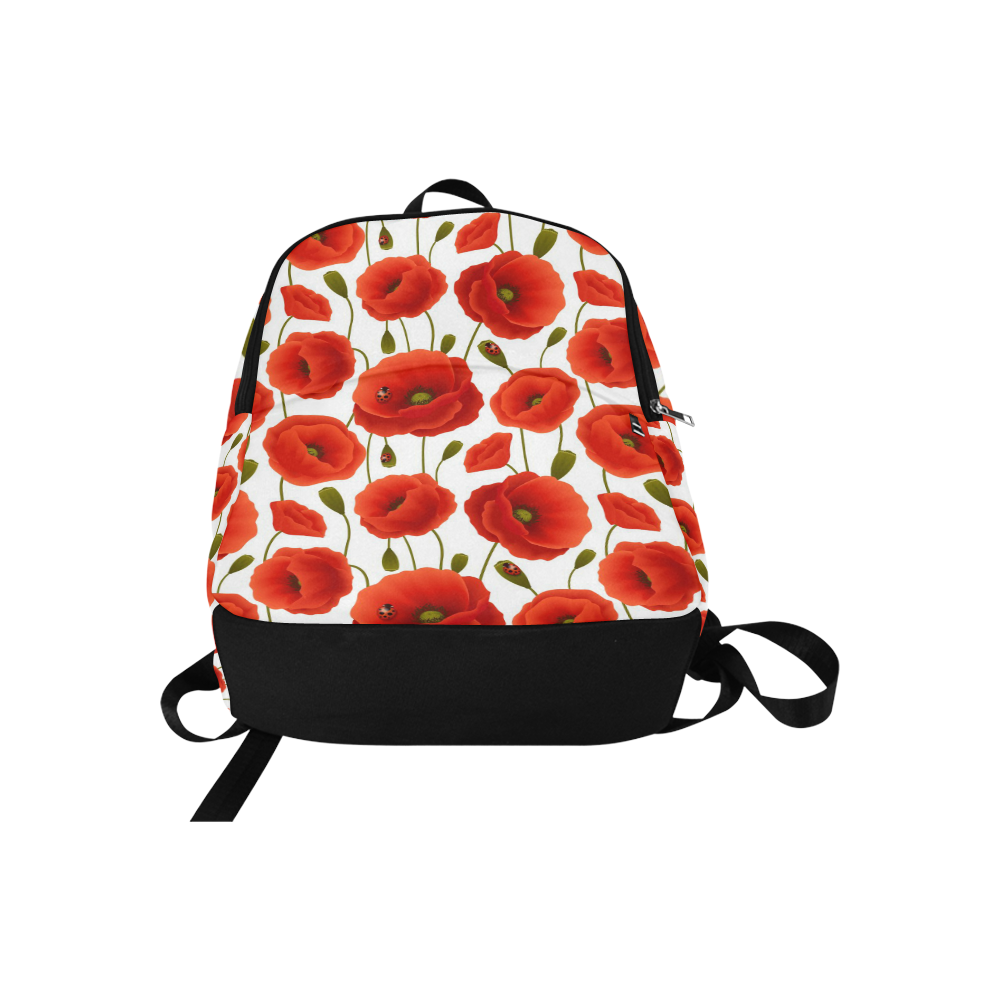Poppy Pattern Fabric Backpack for Adult (Model 1659)