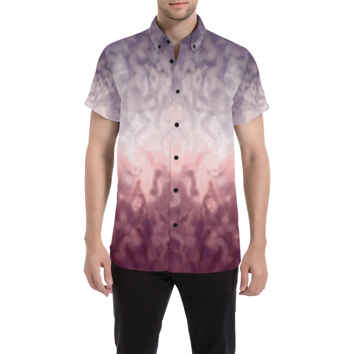 Vivid Dreams Men's All Over Print Short Sleeve Shirt (Model T53)
