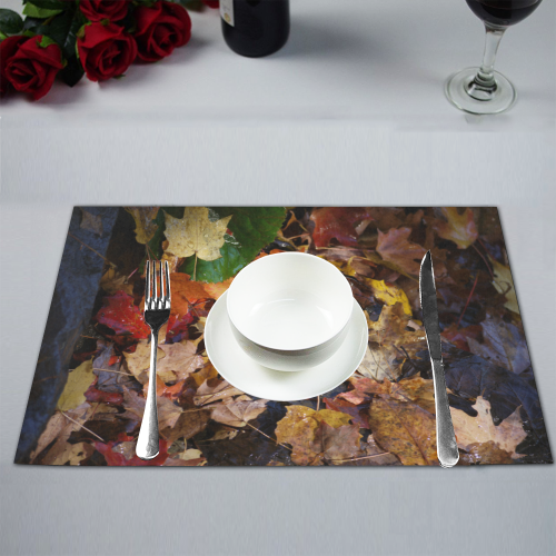 Wet Leaves Placemat 12’’ x 18’’ (Set of 2)