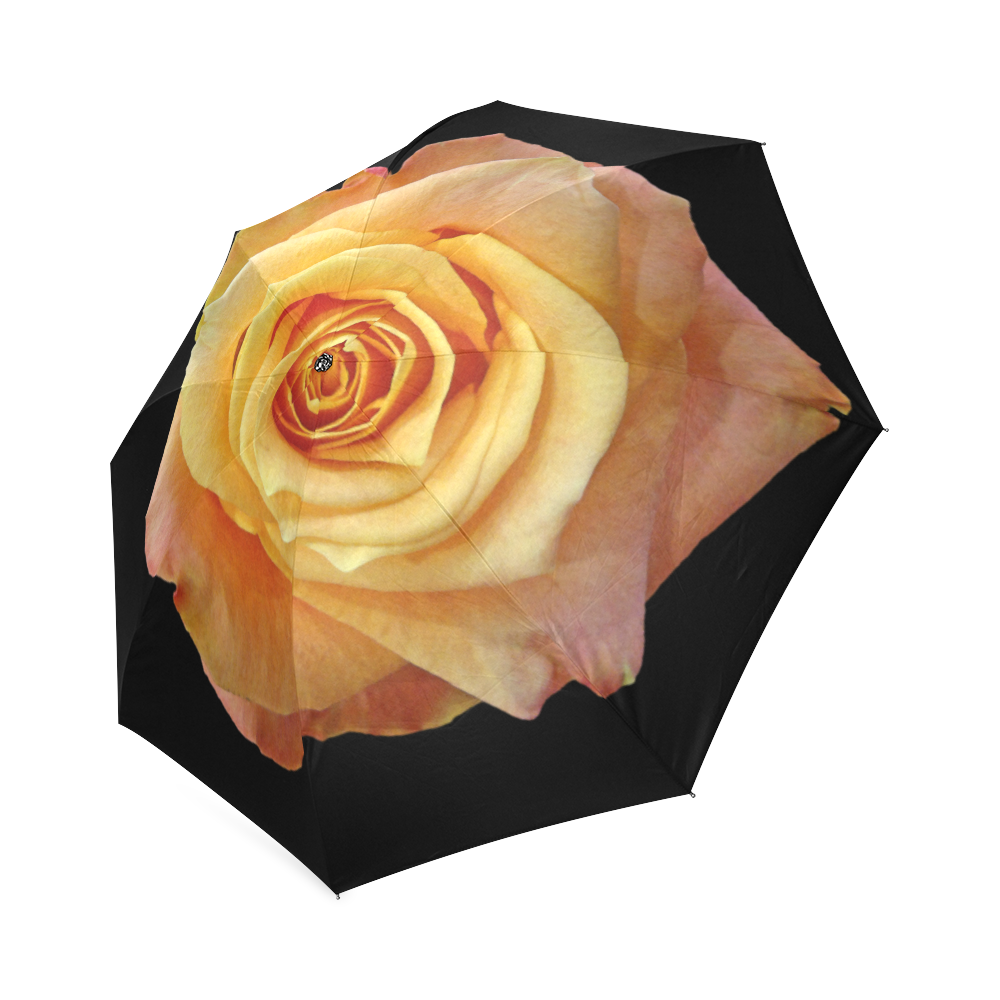 Salmon rose Foldable Umbrella (Model U01)