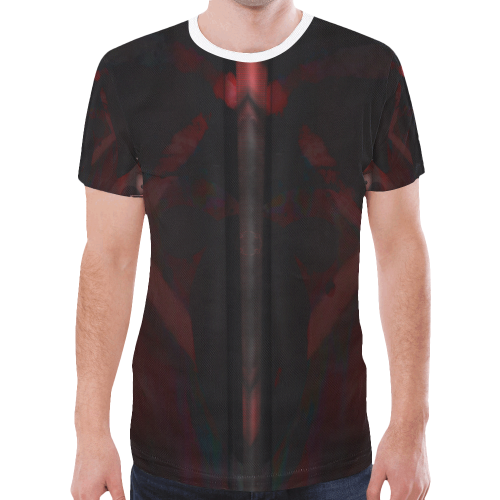 Dark Skel Unit Crew New All Over Print T-shirt for Men (Model T45)
