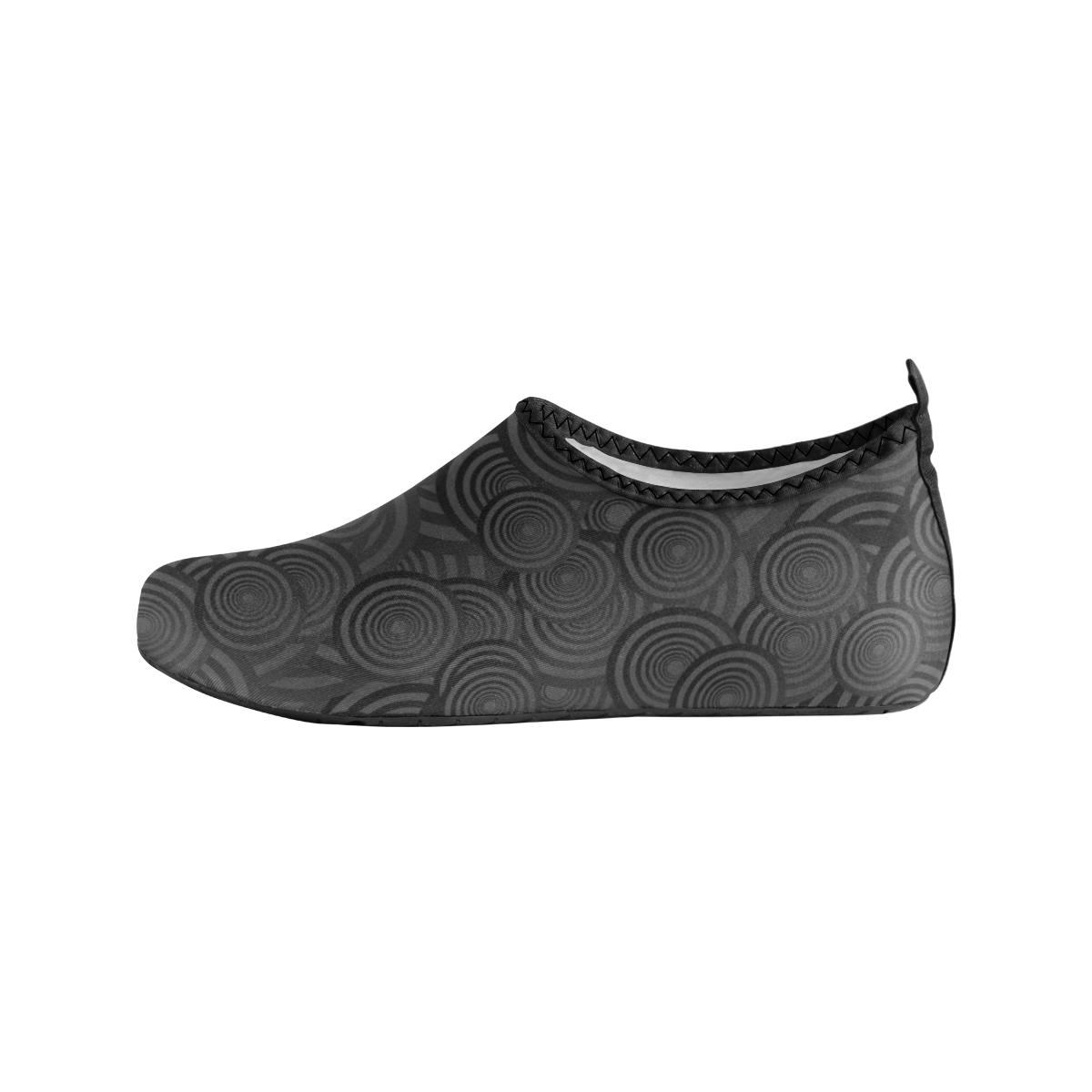 Hypnotic Black And White Women's Slip-On Water Shoes (Model 056)