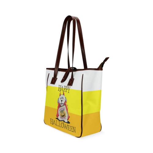HAPPY HALLOWEEN ~candy corn Classic Tote Bag (Model 1644)