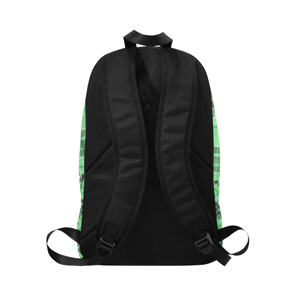 STRIPES LIGHT GREEN Fabric Backpack for Adult (Model 1659)