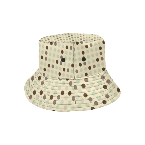 brown green grey eggs All Over Print Bucket Hat