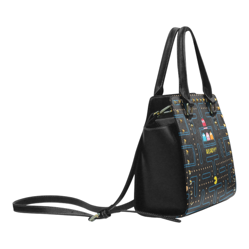 Pac-Attack Rivet Shoulder Handbag (Model 1645)