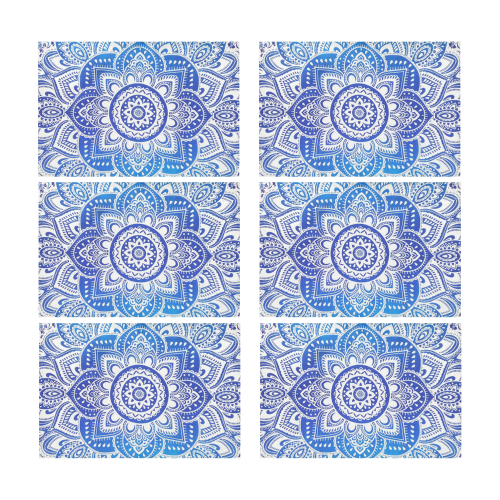 MANDALA LOTUS FLOWER Placemat 12’’ x 18’’ (Set of 6)