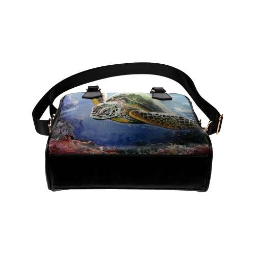 Sea Turtle Shoulder Handbag (Model 1634)