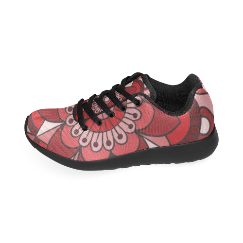 MANDALA HIBISCUS BEAUTY Men's Running Shoes/Large Size (Model 020)