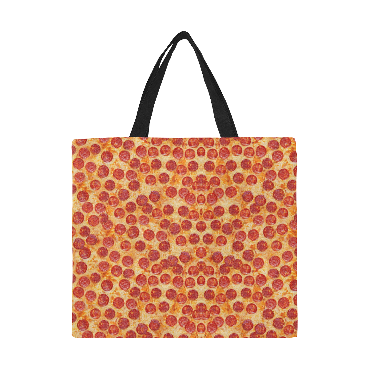 Pizza by Artdream All Over Print Canvas Tote Bag/Large (Model 1699)