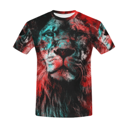 lion jbjart #lion All Over Print T-Shirt for Men (USA Size) (Model T40)