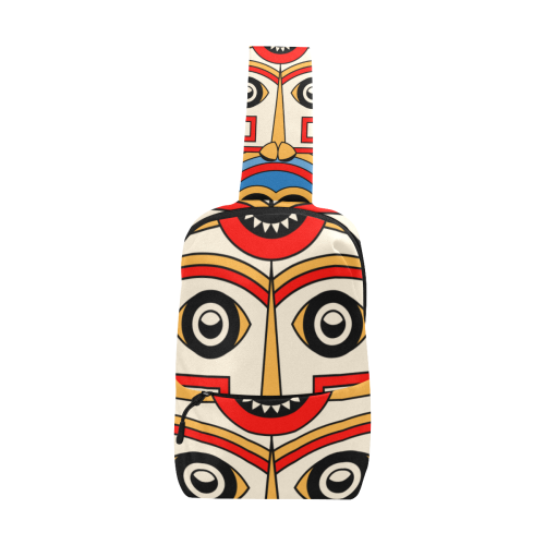 Aztec Religion Tribal Chest Bag (Model 1678)