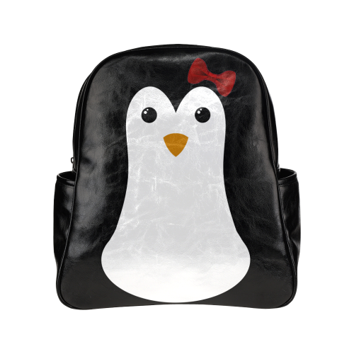 Penguin Kawaii Style Girl Multi-Pockets Backpack (Model 1636)