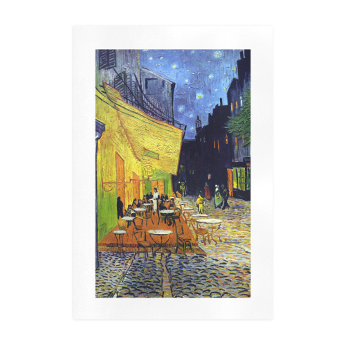 Vincent Willem van Gogh - Cafe Terrace at Night Art Print 19‘’x28‘’