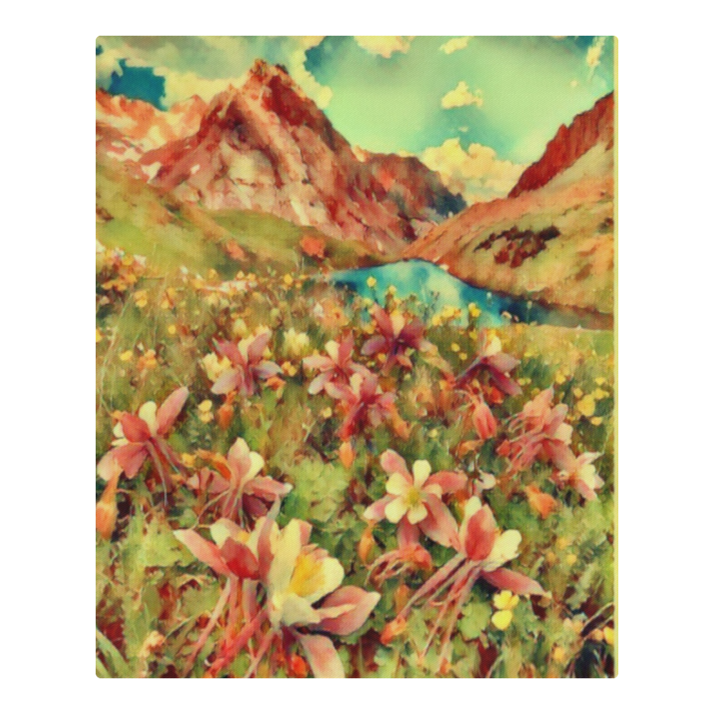 Mountain flowers 3-Piece Bedding Set