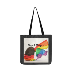 Gay and vegan Reusable Shopping Bag Model 1660 (Two sides)