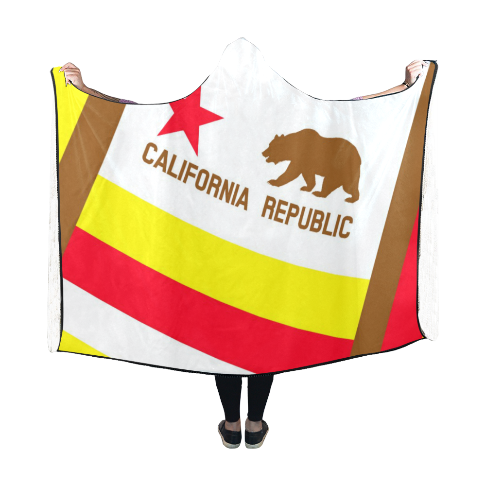 CALIFORNIA REPUBLIC 2 Hooded Blanket 60''x50''