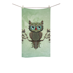 Wonderful owl, diamonds Custom Towel 16"x28"