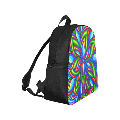 Lost in the Leaves Multi-Pocket Fabric Backpack (Model 1684)