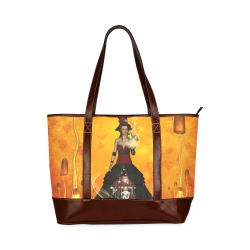 Fantasy women with carousel Tote Handbag (Model 1642)